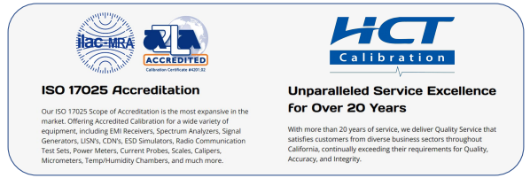 HCT CAlibration Unparalled Service Excellence